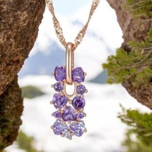 Crystal Bloom Pendant Necklace